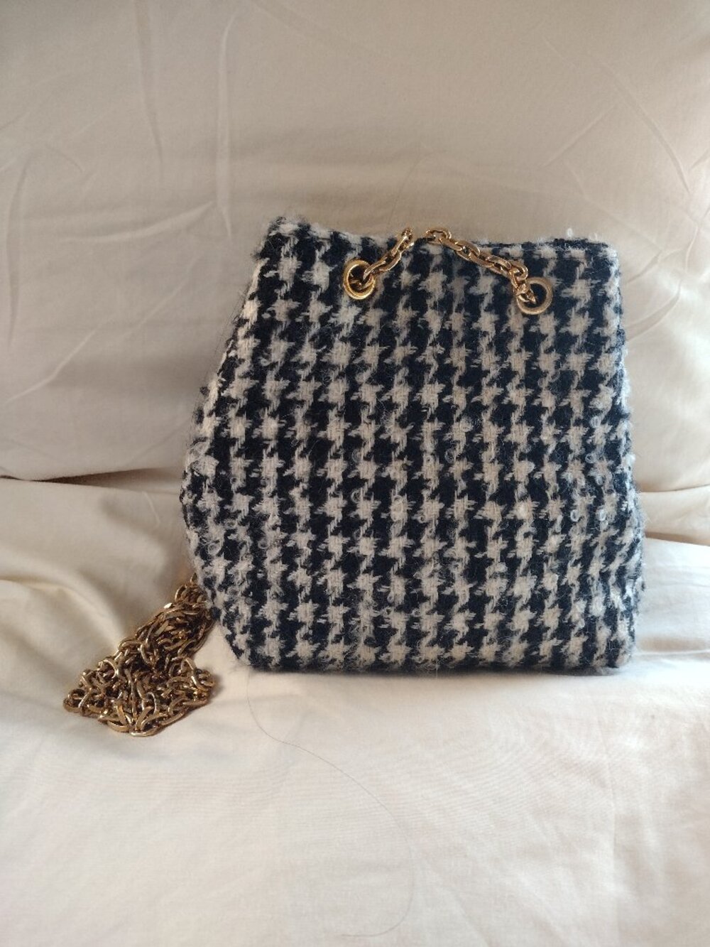 Black and White Crossbody Bag